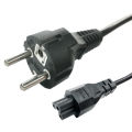 CE certified pin European standard universal with ground wire power cord three core French pipe plug. 