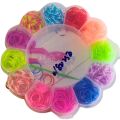 DIY Colorful loom Band Kit For Girl Rubber Band. 