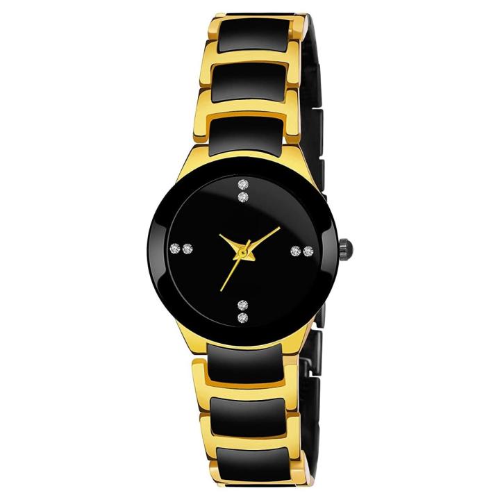 Anlogue Gold&black WoMen Watch Designer Fashion New Fashion Analog Watch - For Women