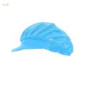 Chef Hat Mesh Food Service Baker Cap Waiter Cap for Commercial Multipurpose Blue Full Mesh. 