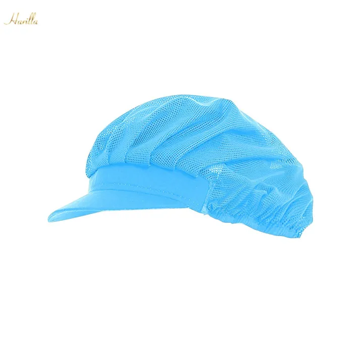 Chef%20Hat%20Mesh%20Food%20Service%20Baker%20Cap%20Waiter%20Cap%20for%20Commercial%20Multipurpose%20Blue%20Full%20Mesh%20-%20Image%204