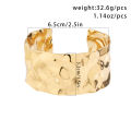 Punk Heavy Metal Big Chunky Wide Cuff Open Arm Bangles Women Ethnic Adjustable Wrist Hand Bracelet Grunge Jewelry Steampunk Men. 