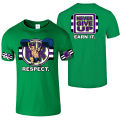 Green Tshirt Cotton John Cena T shirt Never Give Up T shirt  Respect Earn It T Shirt Earn The Day Authentic Short Sleeve T-Shirt John Cena For Men  T shirt. 