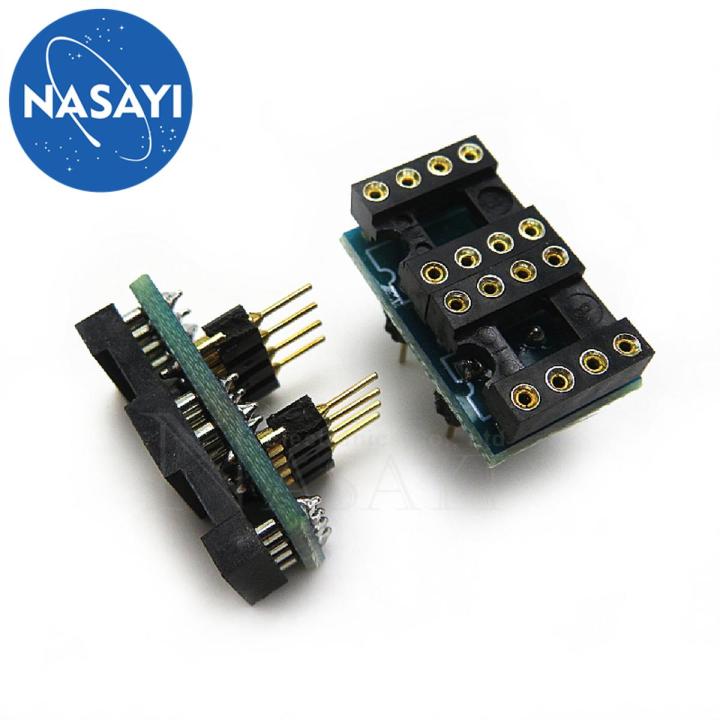 Gold-plated DIP in-line IC seat single-op turn dual-op seat suitable for OPA627 AD797 OPA604