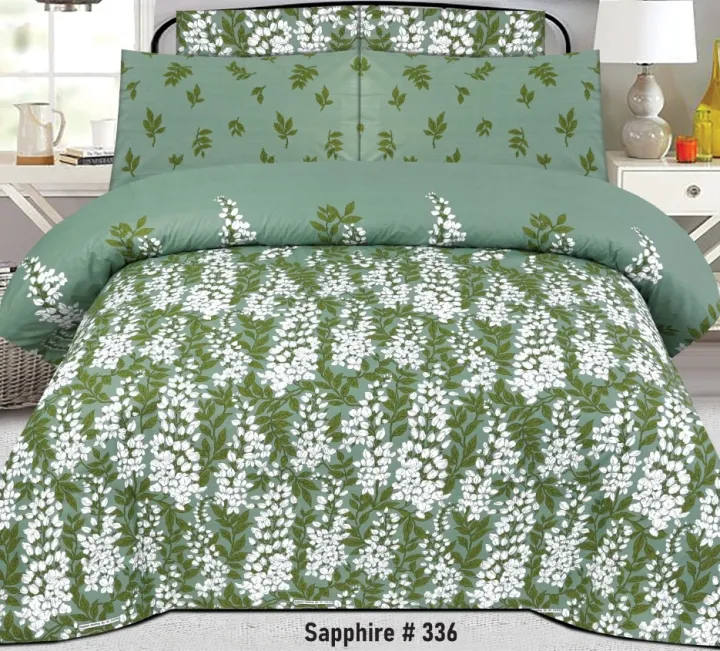 Salonika%20Cotton%20BedSheet%20Double%20King%20Size%20Bed%20Sheet%20Set%20(1%20Sheet%20and%202%20Pillow%20Covers)%20-%20Image%203