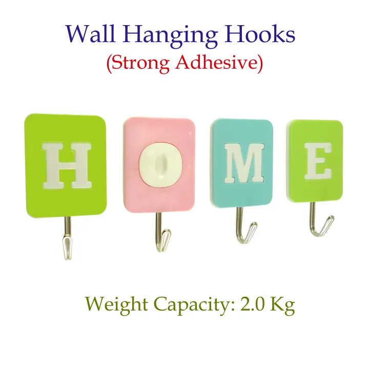 Set%20of%204%20Wall%20Hooks%20for%20Hanging%20Keys%20etc%20%7C%20HOME%20Hook%20Very%20Strong%20%7C%20Adhesive%20Weight%20Capacity%202%20kg%20%7C%20SJR%20Collections%20-%20Image%202
