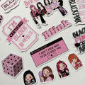 Black pink 30 Cut Out Stickers Pack available, Black Pink, BTS, KPOP, STRAY KIDS, SEVENTEEN, Fully Customized Perfect Gift For Army. 