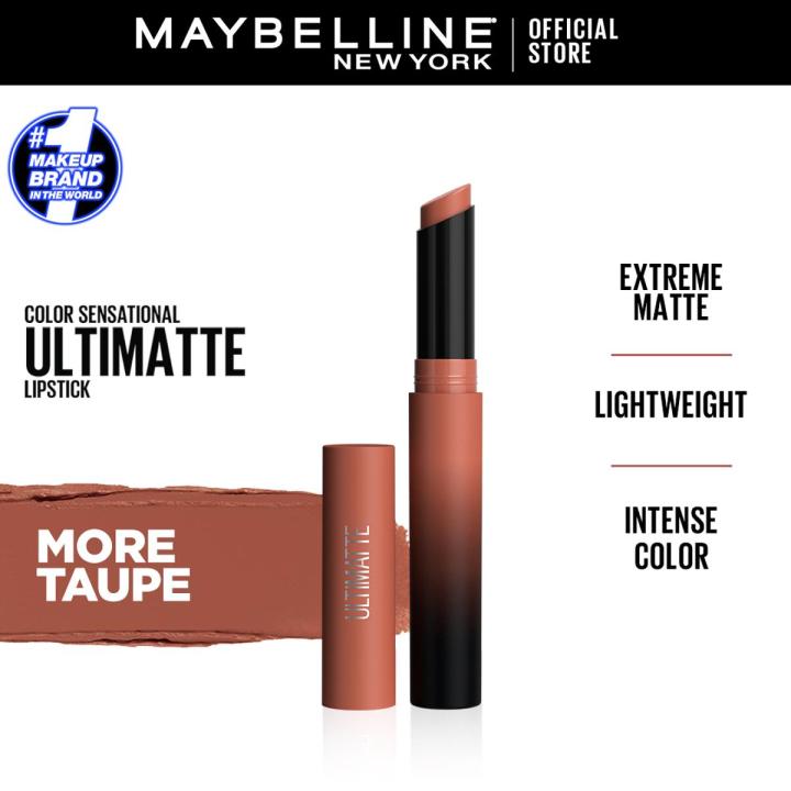 Maybelline New York Color Sensational Ultimatte Slim Lipstick - More Taupe
