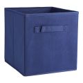 Foldable Storage Cubes Organizer Basket Bin Storage Boxes Storage Container with Handles for Travel Moving Toy Storage Box 1 Pcs. 