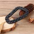 Camping in the shape of a mini D-hook carabiner for home camping fishing hiking travel and keychains. 