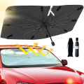 Car Windshield Sunshade Cover Umbrella for UV Reflecting and Heat Protection / Foldable High Quality Car Sunshades for Windshield Interior Heat Protection Windshield Sun Shade Cover Umbrella Style – Car Interior Protection Accessories. 