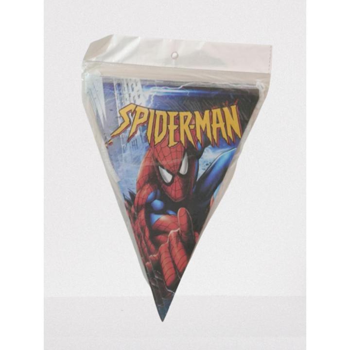 Spiderman theme bunting banner 10pcs