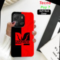 Tecno Pop 7 Pouch Cover  - Markhor Soft Back Cover Case For Tecno Pop 7 - Red. 