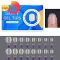 Vist Fox Artificial Nails Long Lasting Ultra Thin Almond Nail Tips. 