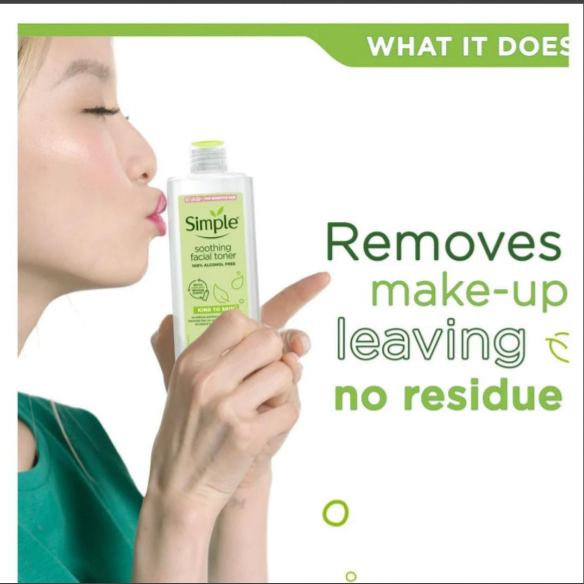 Simple UK Soothing Facial Toner 200ml