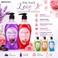 Brightify Hand Wash 500ml | Rosy, Berry Fresh, Jasmine, Blossom & Ocean Breeze | Vitamin E Moisturizing Liquid Soap. 