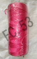 Polyester Yarn (Qureshia Thread - 24 No) - Pink Parachute Dhaga - Crochet Yarn. 