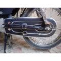 CHAIN COVER  sticker kit for 70cc bike all types.....matt black bolor....all colors avlbl on demand. 