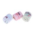 Lot 3Pcs Mini Toilet Papers Tissues 1/12 DollHouse Miniature Bathroom Decor. 