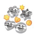 Smiley Faces Cookies Cutter Stainless Steel Set. 