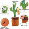 Rechargeable Dancing Cactus Talking Toy,- Creative Kids Toy. 