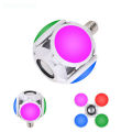 E27 Remote Control LED Football Soccer Light Bulb  Color Changing Atmosphere Stage KTV Smart Bluetooth Music Lamp,  Football UFO Music Lamp. 