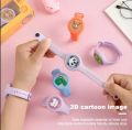 Wrist Watch Colorfull Cartoon Characters Scale Strip Watch for Kids  Happy Time Toy Watch For Kids, Wrist with the coolest Band ,LED Light Cartoon Characters Bracelets Wrist Band Silicone Wrist Baby Belt (Pack of 2). 