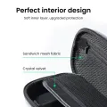 UGREEN Travel Case Gadget Bag Small Portable Electronics Accessories Organizer Travel Carry Hard Case Cable Tidy Storage Box Pouch with Double Layer Double Zipper Snap Hook Carrying Strap. 