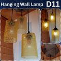 Beautiful Aesthetic Hanging Wall Lamp 3 pcs Set Beautiful Roof Lamp For Bedroom Unique Modern Fibre Plastic Haging Wall Lamps With Wooden Base and 3 modes Bulb E27 Hanging wall lamp Stylish Lamps For Hall Room Dining Room Bedroom jhumar fanoos chandelier. 