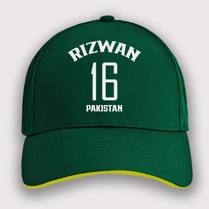 Muhammad Rizwan Cap Pakistan Cricketer for Boys Cricket 16 Hat at CustomizeGiftsPK