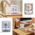 Portable Mini Air Conditioner Cooler Fan Water Cooler Table Fan USB Rechargeable Fan Humidifier Night with Light for Office Desk. 