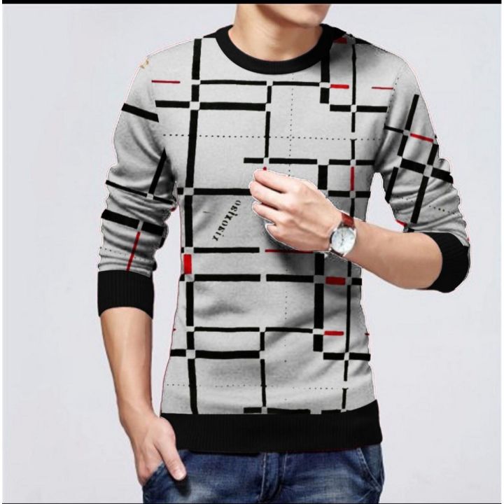 HY Boutique Lot Linning Screen Print on Full Sleeve T.Shirt