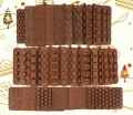 Cake Decor Mini 15 Shape Chocolate Mould, Silicone Molds for Chocolate, Chocolate Silicone Moulds, Silicon Brown Chocolate Moulds. 