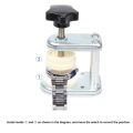 13-Piece Watch Case Press Dies Watch Crystal Front Back Case Cover Screw Press Presser Close Watchmakers Repair Kit. 