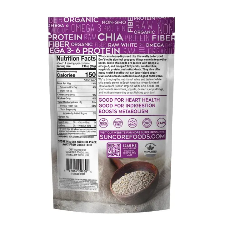 Wholefood Earth Organic Chia Seeds 100 g | Daraz.pk