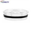 Skinny Tumbler Lid Transparent Spill Proof 20oz Tumbler Cover. 