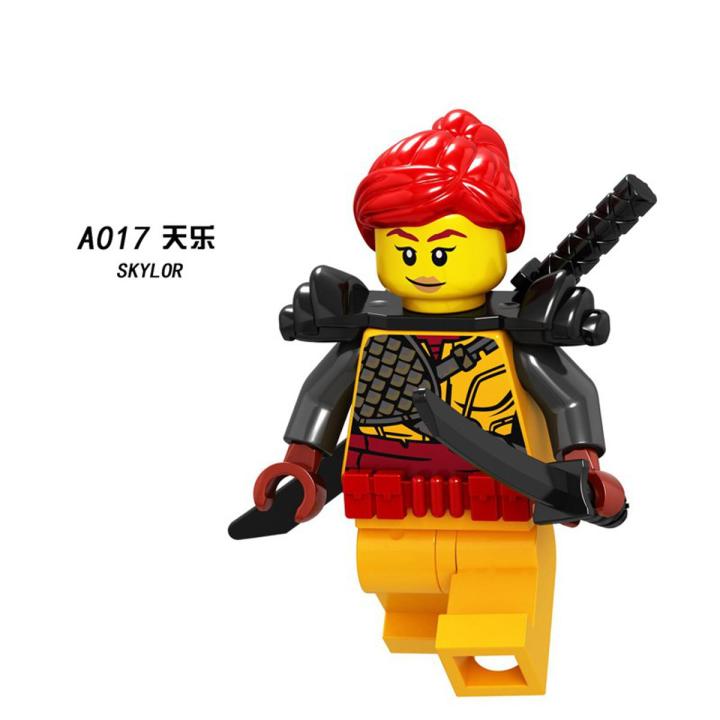 （New）Ninjago nake Minifigure kale Acidicu Pythor Chokun Ninja Movie erie Building Block Toy for ldren Model:A017