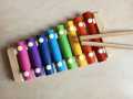 Imported Wooden Xylophone For Kids Without Packing Toy Instrument. 