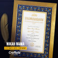 Customized Marriage Certificate for Couple Signature with Frame | Craftale. 