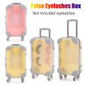 Beauty Fashion Multicolor Mink Lash Tray luxury mink lashes False Eyelashes Box suitcase box luggage Eyelash Package. 