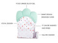 Baby Teething Mitten Happy Silicon Teether Nuby Mitt Glove Soft Candy BPA Free. 