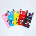 Oppo A53 Back Cover Hello Kitty Mickey Mouse Braslate Chain Soft Girls Case Cover For Oppo A53. 