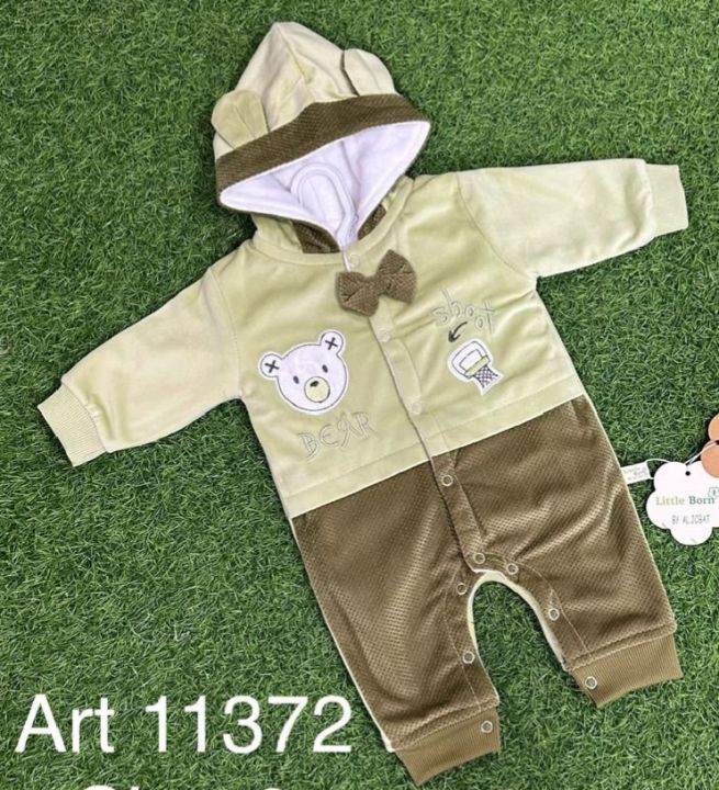 Premium Quality New Collection Romper China Velvet Winter Fleece