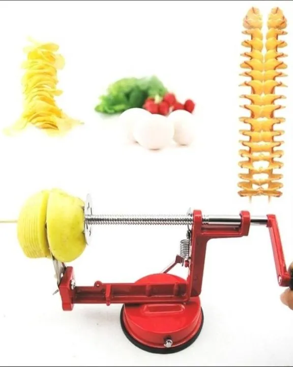 Spiral%20Potato%20Slicer%20King%20Crockery%20Spiral%20Potato%20Slicer%20&%20Potato%20Cutter%20-%20Red%20-%20Image%202
