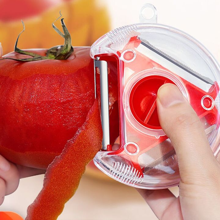 Multi-function Rotary Peeler Grater Peeling Knife for Fruit Carrot 3 in 1 New Arrivals