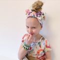Mommy Baby Headband Set Girl Floral Print Headbands Mother Daughter Head Wrap Family Hair Band Twisted Hair Accessories Bandage. 