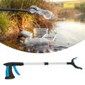 Outdoor Metal Collapsible Litter Grabber Garbage Grabber with Rotating Jaw Pick Up Tool for Floor. 