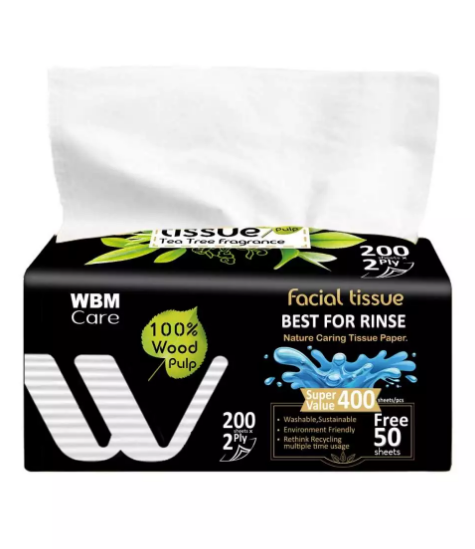 WBM%20Care%20Facial%20Tissue,%20Super%20Soft%20Medium%20Tissue%20Pack%20200%20Sheets%20%E2%80%93%202Ply%20-%20Image%203