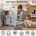 MiniMe Pack of 1 Anti-Piling Fleece Extra Absorbent Quick Dry Sheet for Baby, Baby Bed Protector, Waterproof Baby Sheet, Small Size 50x70cm. 