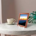 Black And Transparent Plastic Photo Display Stand/Portable Picture Frame Easel Holder/Plate Bracket/Dish Rack Home Decor. 